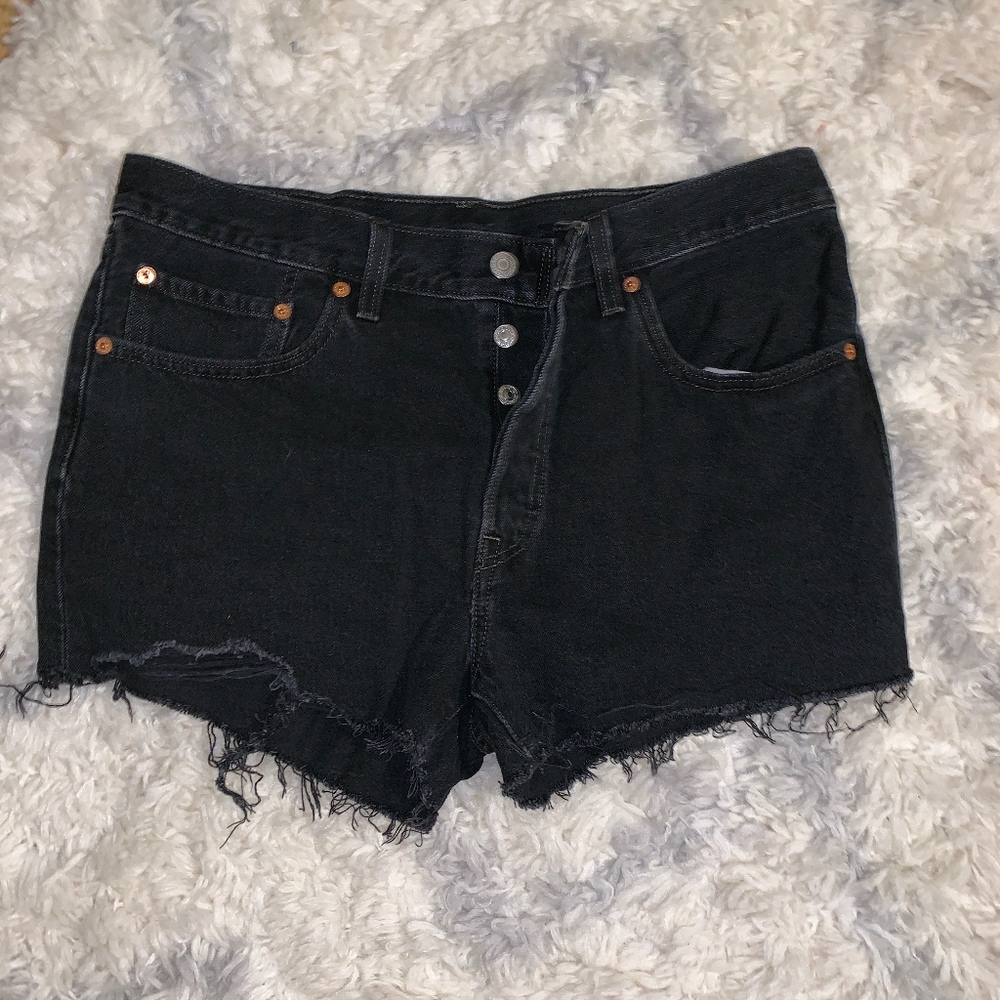 levis 501 high rise shorts